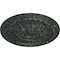 Ekena Millwork Oslo Ceiling Medallion (Fits Canopies up to 7 5/8"), 38 3/8"OD x 2 7/8"P, Painted Turtle Crackle CM38OSPTC - alternate 3